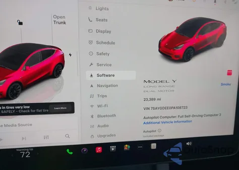 2023 Tesla Model Y Awd/Long Range Dual Motor All-Wheel Drive из США, поврежденный, VIN 7SAYGDEE0PA108723